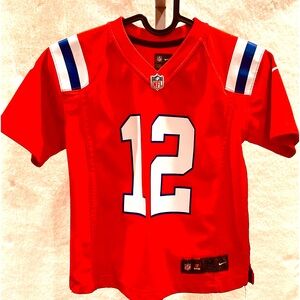 Nike Tom Brady New England Patriot Kids T -Shirt/ Medium